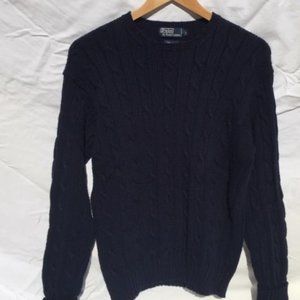 Polo by Ralph Lauren crew neck sweater cable knit